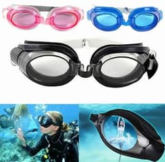 Swimming pool googles or glasses with ears plug | 100% Safety 0