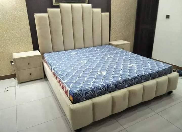 bed set/king size/double bed/with side tables/dressing table 11
