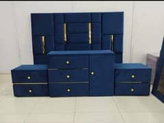 bed set/king size/double bed/with side tables/dressing table 0