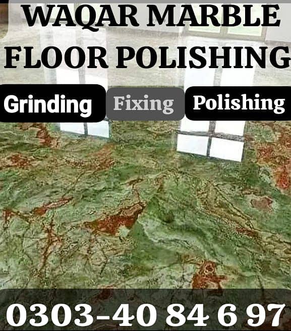 Marble Polish Service| Kitchen Floor Marble & Tiles Grinding & Service 1