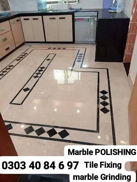 Marble Polish Service| Kitchen Floor Marble & Tiles Grinding & Service 18