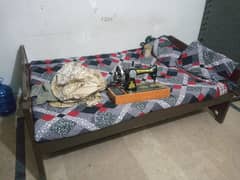 single bed with side tables for sale