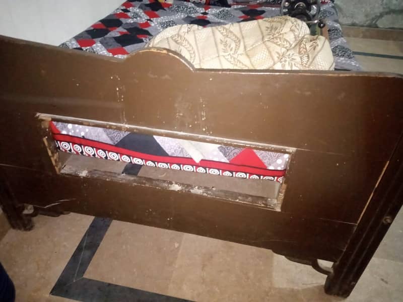 single bed with side tables for sale 2