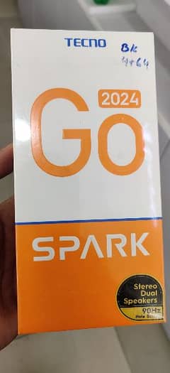 tecno spark go 4/64 box pack