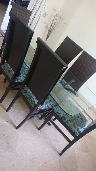 stylish and beautiful shesha table with 6 chairs 1