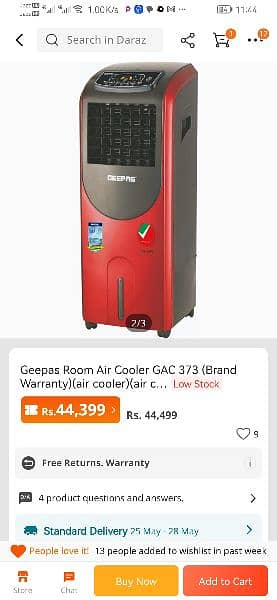 geepas imported room coller chiler 2