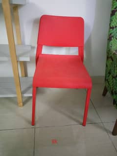 IKEA orange chair 3 piece