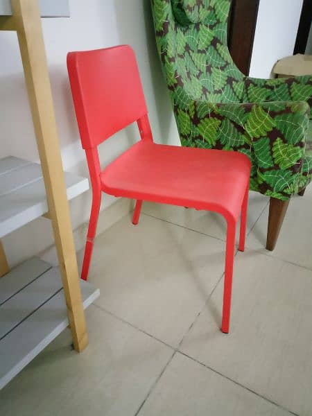 IKEA orange chair 3 piece 2