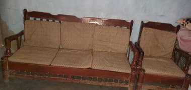 3 sitter Sofa and 1 chair 0