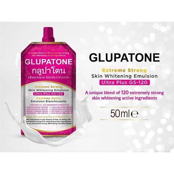 Glupatone With HomeCure Cream Skin Whitening Emulsion 2
