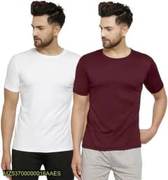 Men's plain T-shirts combo pack of 2