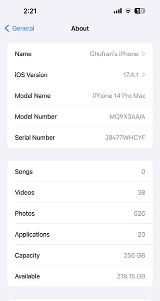 iphone 14/PRO MAX 256GB 11