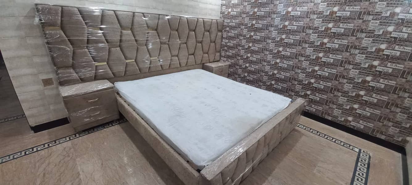Double Bed,bed,poshish bed,bed for sale,bed set,furniture for sale 14