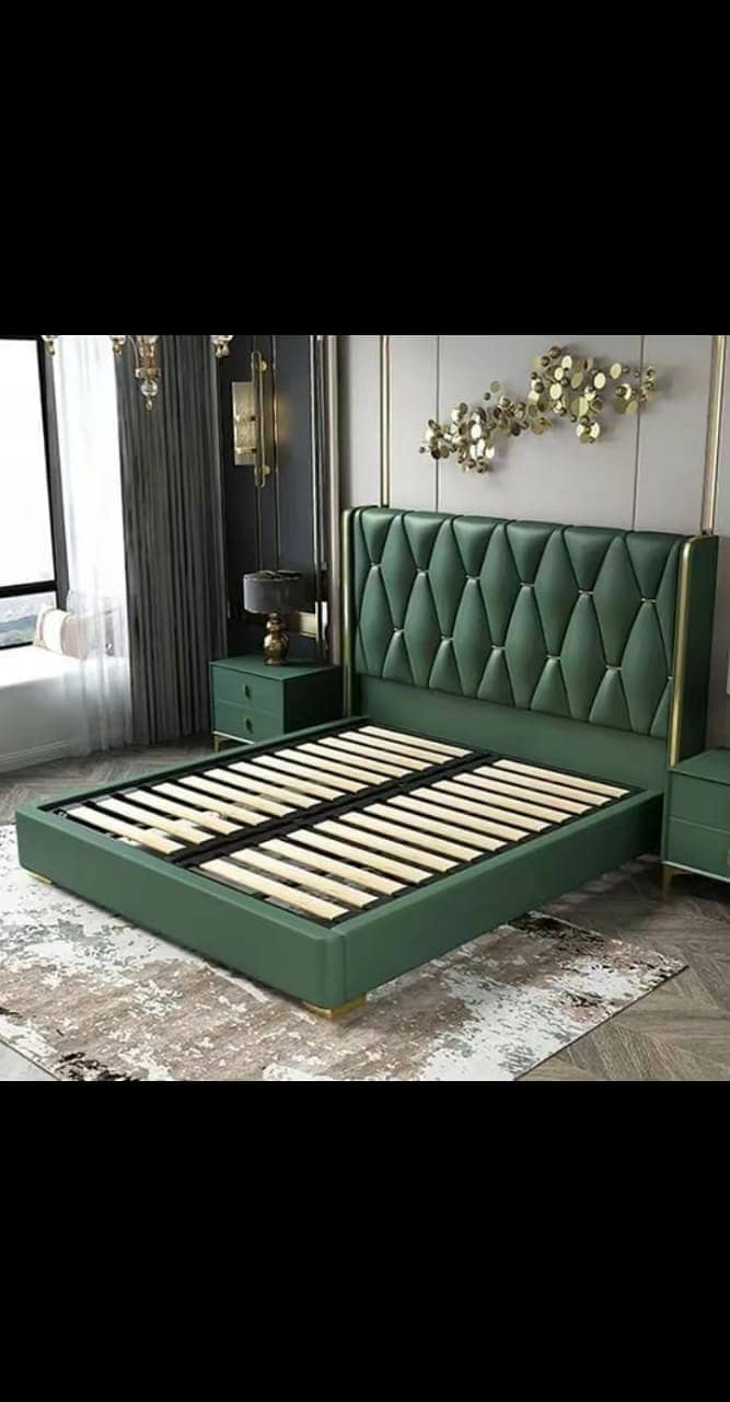 Double Bed,bed,poshish bed,bed for sale,bed set,furniture for sale 5