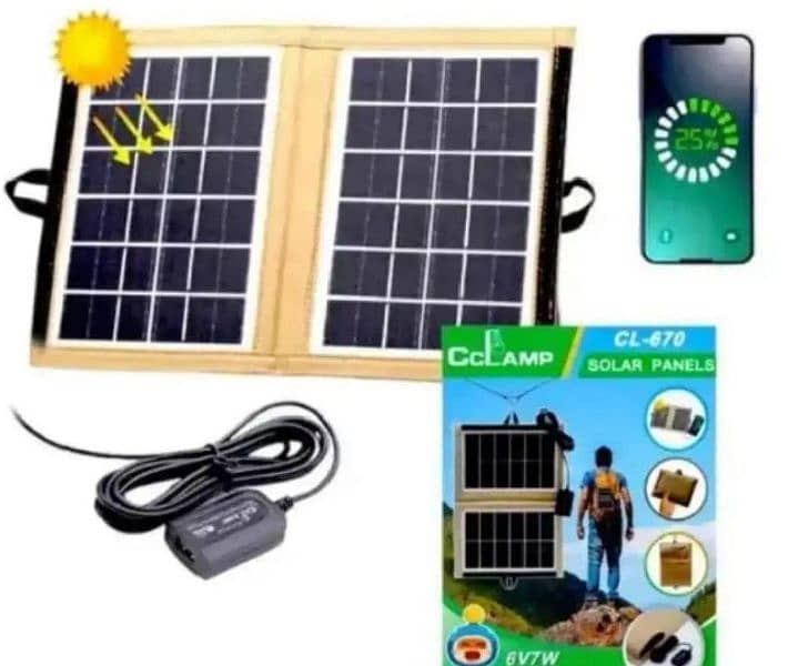 Solar charger outdoor portable Power Bank 1