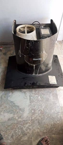 Glam gas hood / chimney used 0