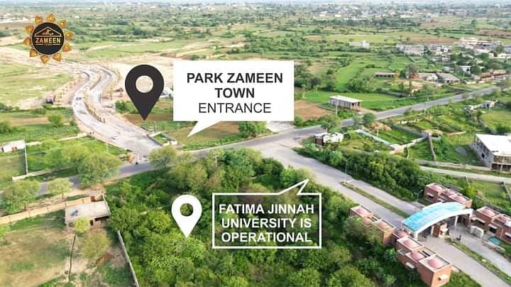 Fatima Jinnah Women University 5 Marla Plot Available For Sale 1