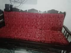 5 Seater wooden sofa set,