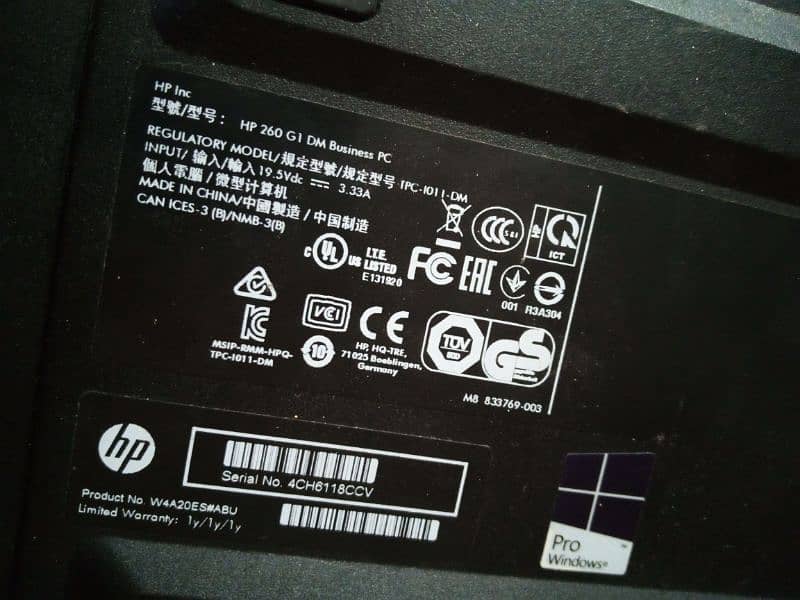 Mini PC HP i5 4th Gen 1