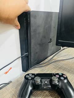PS4 500gb play station 4 slim with games 0