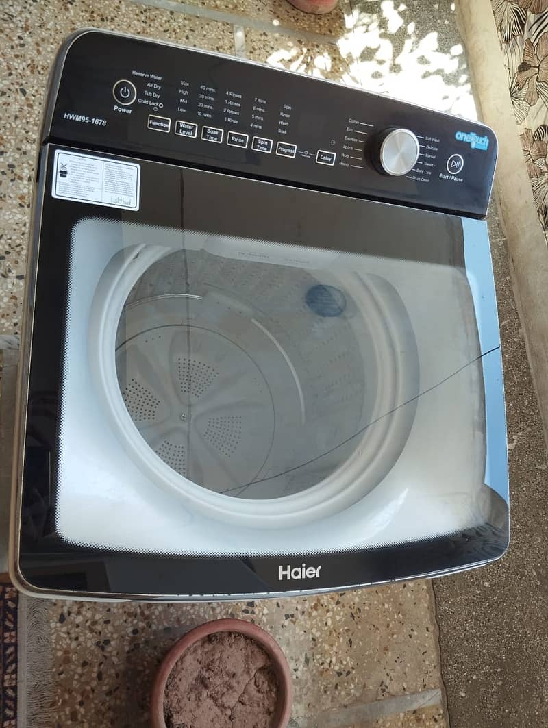 Haier Top Load Fully Automatic Washing Machine (HWM95-1678) 9.5KG 1