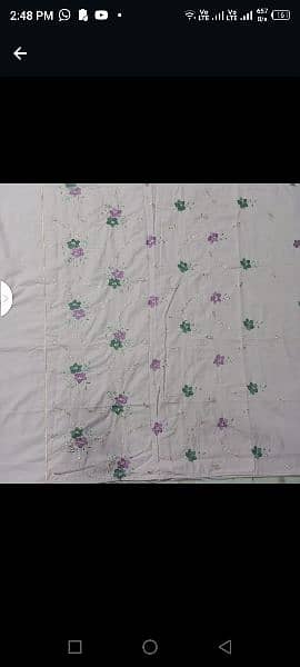 cotton bed sheet embroyidery 2