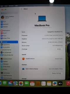 Macbook Pro Intel core i5