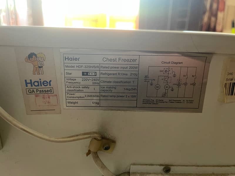 Haier Deep Freezer 5