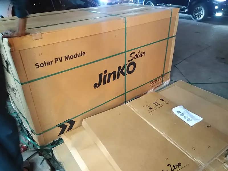 Jinko N type Bifacial 580 watts Double glass A grade documented solar 6