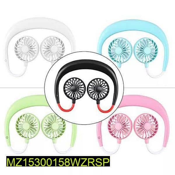 sports portable Hanging Neck Small Fan 1