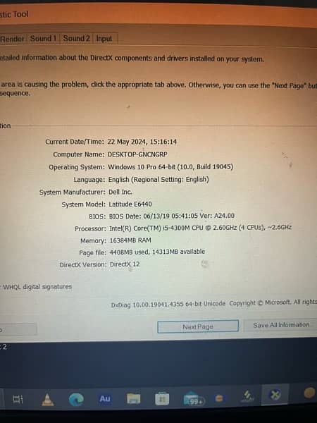 Dell Core i5 Workstation 10Gb graphic card 2Gb Gaming Laptop 4