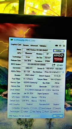 Core i5-4th Gen AMD RX 580 8gb DDR5 0
