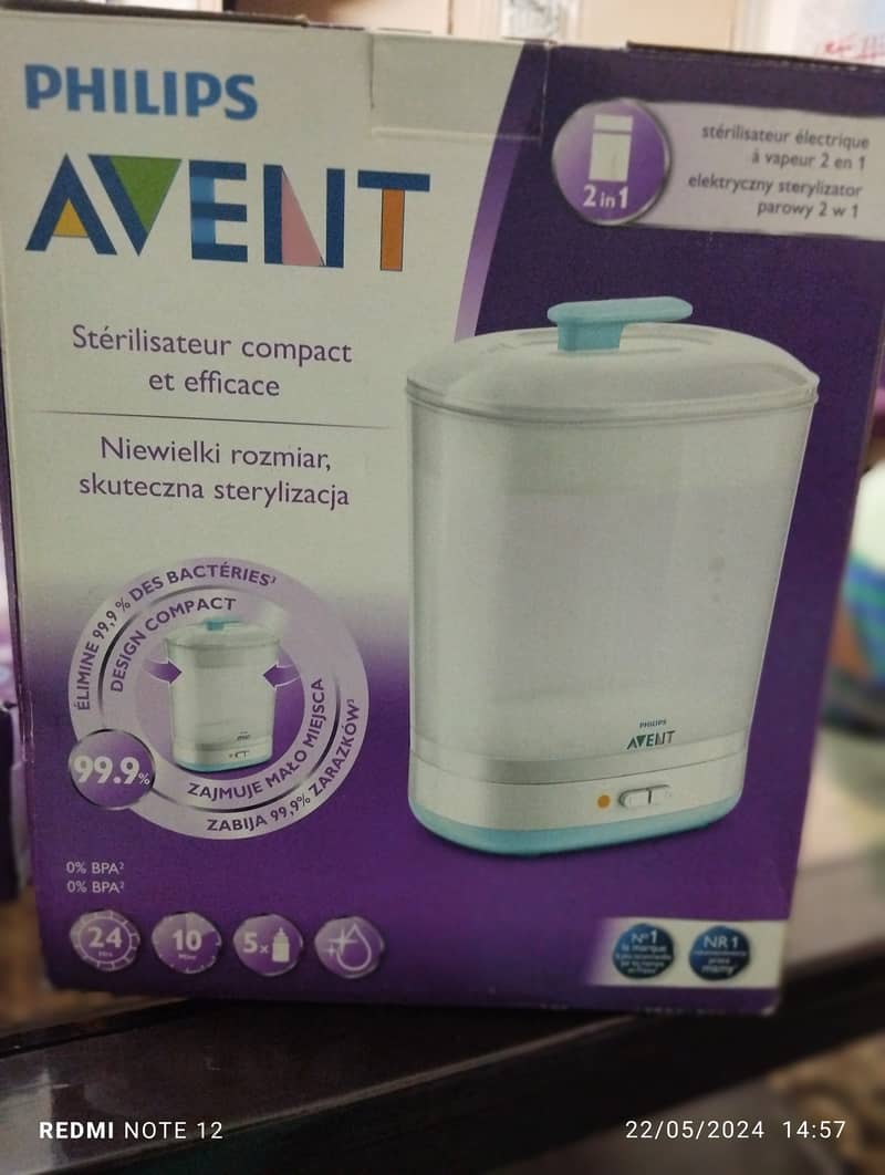 PHILIPS AVENT 2 in 1 Electric Steam Steriliser 0