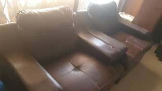 7 Seater Leather Sofa Set