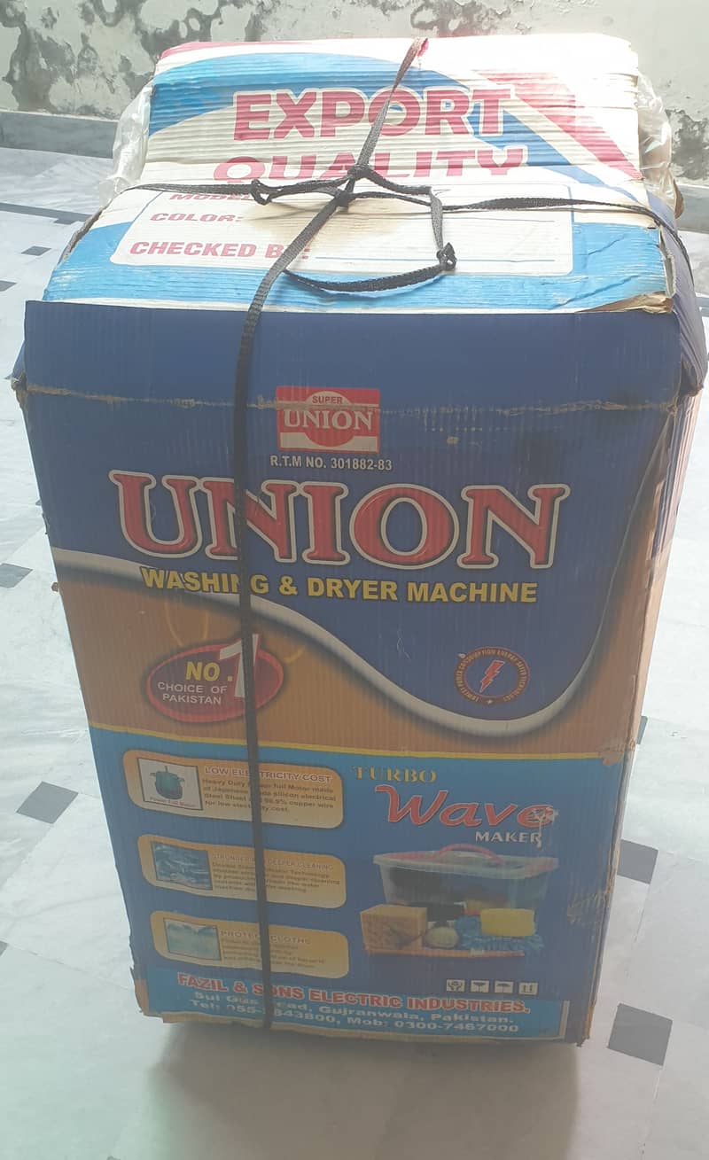 Brand new Union Washing machine 0