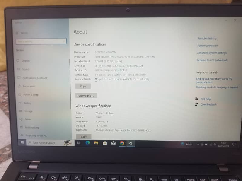 Lenovo ThinkPad laptop is for Sale 2