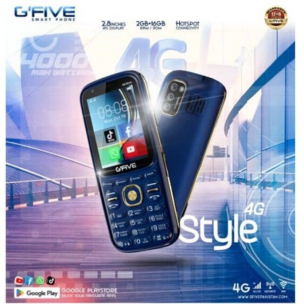 Gfive 4Gstyle - Touch r Type - 2GB+16GB Storage 1