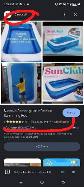 Sun club 833390 rectangular pool 5