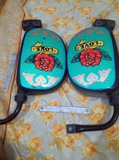 Side mirrors for Suzuki, Highroof and Rickshaw for sale.