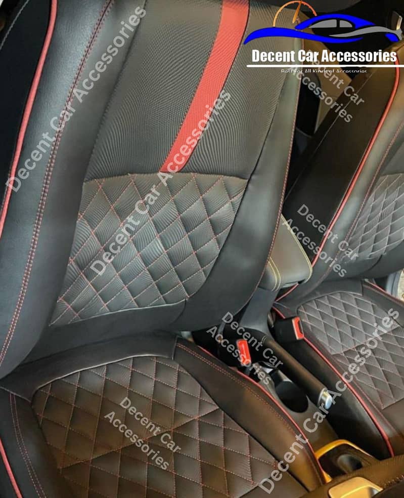 Cultus Mira Corolla Seatcover Available in Decent Car Accessories 2