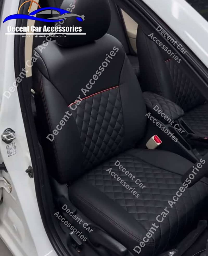 Leather Seatcovers Toyota Mira Suzuki KIA Seat cover Available 3