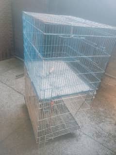 cage for parrots (2 piece)