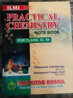 chemistry Class 11 & 12 Practical Book