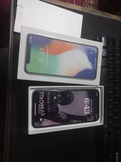 Iphone X White 64GB (With Box)