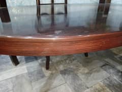 dinning table good condition 10/10 weight 40 kg khud tyar krwae 0