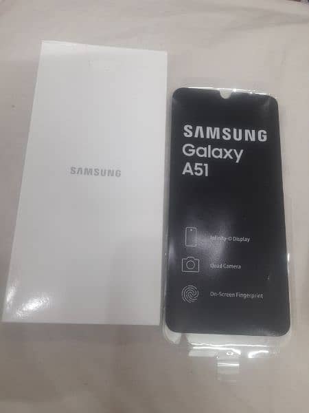 SAMSUNG A51 with box 8/128 7