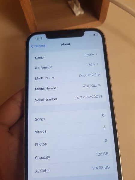 iphone 12 pro 128gb pta approved both sim 2