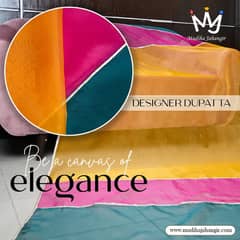 Designer Dupatta for Eid - MJ by Madiha Jahangir