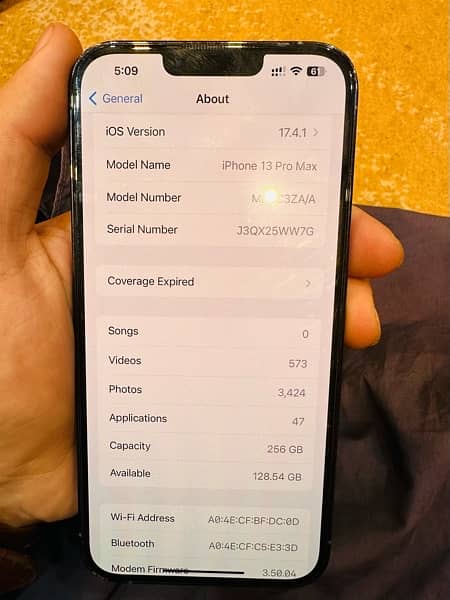 iPhone 13 Pro max 256gb pta approved hai 6
