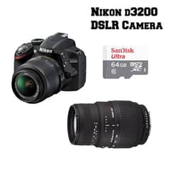 Nikon D3200 Camera with 70-300 lense 0